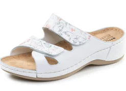 Damen ELENA EDEN , klassische Damen-Pantoletten, Weite G, mit Klettverschluss