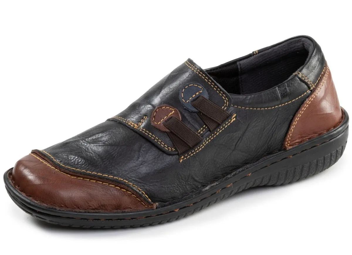 Damen ELENA EDEN , klassische Damen-Slipper, Weite G, mit herausnehmbarem Fußbett