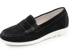 Damen ELENA EDEN , klassische Damen-Slipper, Weite H, mit herausnehmbarem Fußbett