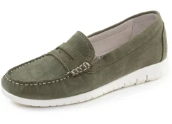 Damen ELENA EDEN , klassische Damen-Slipper, Weite H, mit herausnehmbarem Fußbett