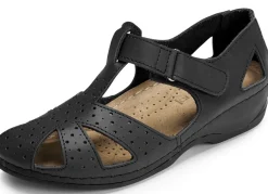 Damen ELENA EDEN , klassische Damen-Sandalen, Weite H, mit Klettverschluss