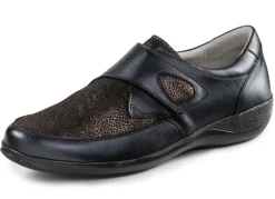 Damen ELENA EDEN Klettschuh aus schimmerndem Nappaleder