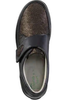 Damen ELENA EDEN Klettschuh aus schimmerndem Nappaleder