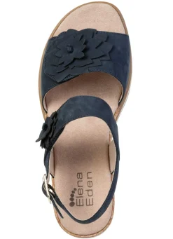 Damen ELENA EDEN , leichte Damen-Sandaletten, Weite G, mit Klettverschluss