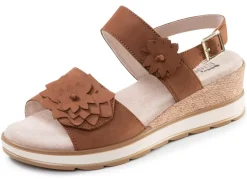 Damen ELENA EDEN , leichte Damen-Sandaletten, Weite G, mit Klettverschluss
