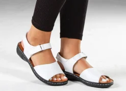 Damen BADER ELENA EDEN, modische Damen-Sandalen, Weite G, mit Klettverschluss
