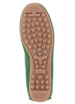 Damen ELENA EDEN Mokassin-Slipper aus geschmeidigem Rind-Veloursleder