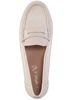 Damen ELENA EDEN Mokassin-Slipper aus weichem, genarbtem Hirsch-Nappaleder