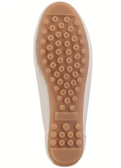 Damen ELENA EDEN Mokassin-Slipper aus weichem, genarbtem Hirsch-Nappaleder