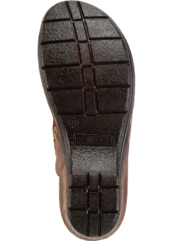 Damen ELENA EDEN Pantolette mit dezenter Knitter-Struktur