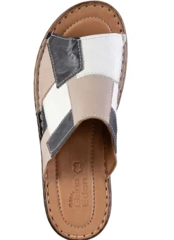 Damen ELENA EDEN Pantolette mit dezenter Knitter-Struktur