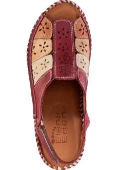 Damen ELENA EDEN Sandalette aus weichem, perforiertem Nappaleder