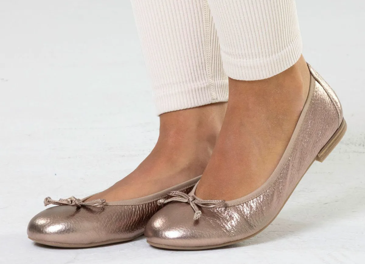 Damen ELENA EDEN , schicke Damen-Ballerinas, Weite G, mit herausnehmbarem Fußbett