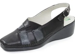 Damen ELENA EDEN , schicke Damen-Sandalen, Weite G, mit Gummizug