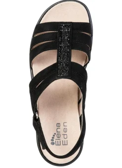 Damen ELENA EDEN , schicke Damen-Sandalen, Weite G, mit herausnehmbarem Fußbett