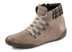 Damen ELENA EDEN Schnür-Bootie mit gepolstertem Textil-Schaftrand