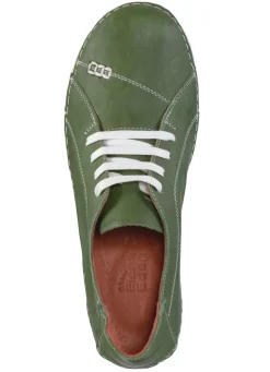Damen ELENA EDEN Schnürschuh mit Knitter-Struktur und Zier-Nähten