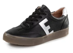 Damen ELENA EDEN Schnür-Sneaker aus genarbtem Nappaleder