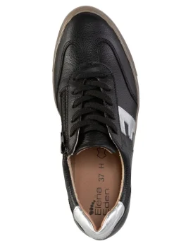 Damen ELENA EDEN Schnür-Sneaker aus genarbtem Nappaleder