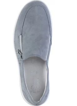 Damen ELENA EDEN Slipper aus hochwertigem Veloursleder mit Zier-Perforation