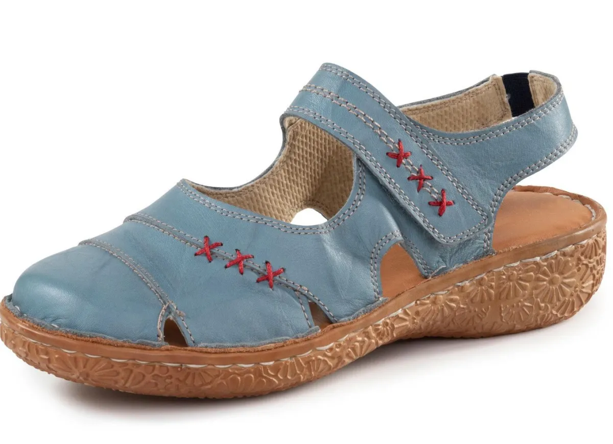 Damen ELENA EDEN Slipper aus Nappaleder mit Knitter-Struktur