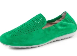 Damen ELENA EDEN Slipper aus weichem Veloursleder mit luftiger Perforation