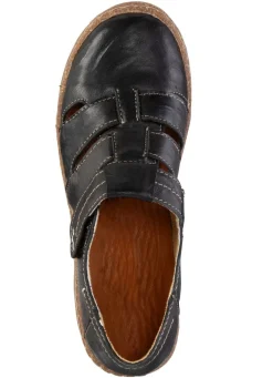 Damen ELENA EDEN Slipper mit Knitter-Struktur