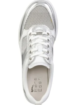 Damen ELENA EDEN Sneaker aus Nappaleder und luftigem Textil in Netzoptik