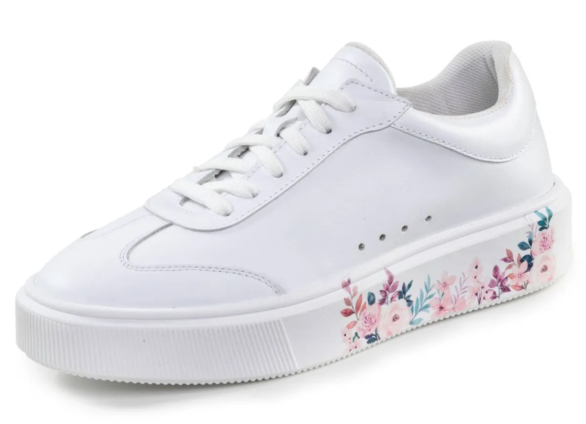Damen ELENA EDEN Sneaker mit Blumen-Dessin
