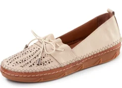 Damen ELENA EDEN , sommerliche Damen-Slipper, Weite G, aus Leder