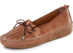 Damen ELENA EDEN , sommerliche Damen-Slipper, Weite G, aus Leder