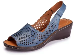 Damen ELENA EDEN , sommerliche Damen-Sandaletten, Weite G, aus Leder