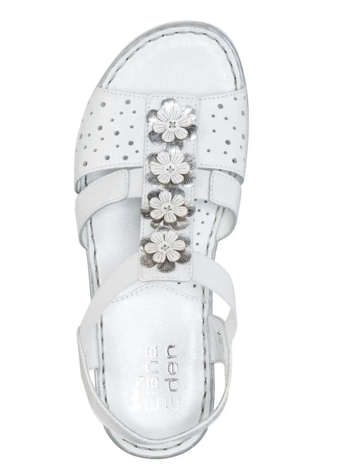 Damen ELENA EDEN , sommerliche Damen-Sandalen, Weite G, aus Leder