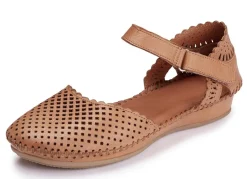 Damen ELENA EDEN , sommerliche Damen-Sandalen, Weite G, aus Leder
