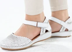 Damen ELENA EDEN , sommerliche Damen-Sandalen, Weite G, aus Leder