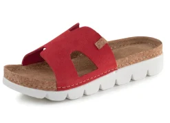 Damen ELENA EDEN , sommerliche Damen-Pantoletten, aus Leder