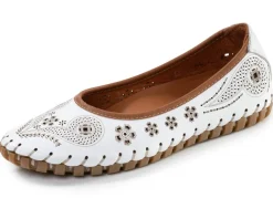 Damen ELENA EDEN , sommerliche Damen-Ballerinas, Weite G, mit herausnehmbarem Fußbett