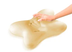 BADER Ergonomisch geformtes Schmetterlingskissen