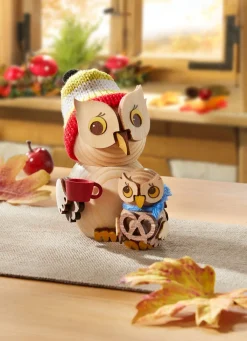 BADER Eule aus Holz