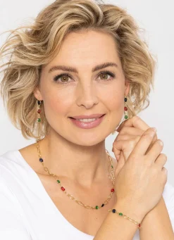 Damen BADER Farbenfrohe Eleganz: Armband mit Quarzen in verschiedenen Farben