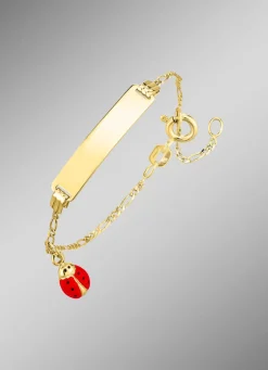 Damen BADER Figaroketten-Armband mit Marienkäfer