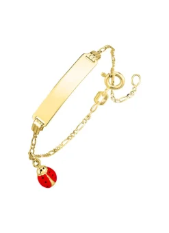 Damen BADER Figaroketten-Armband mit Marienkäfer