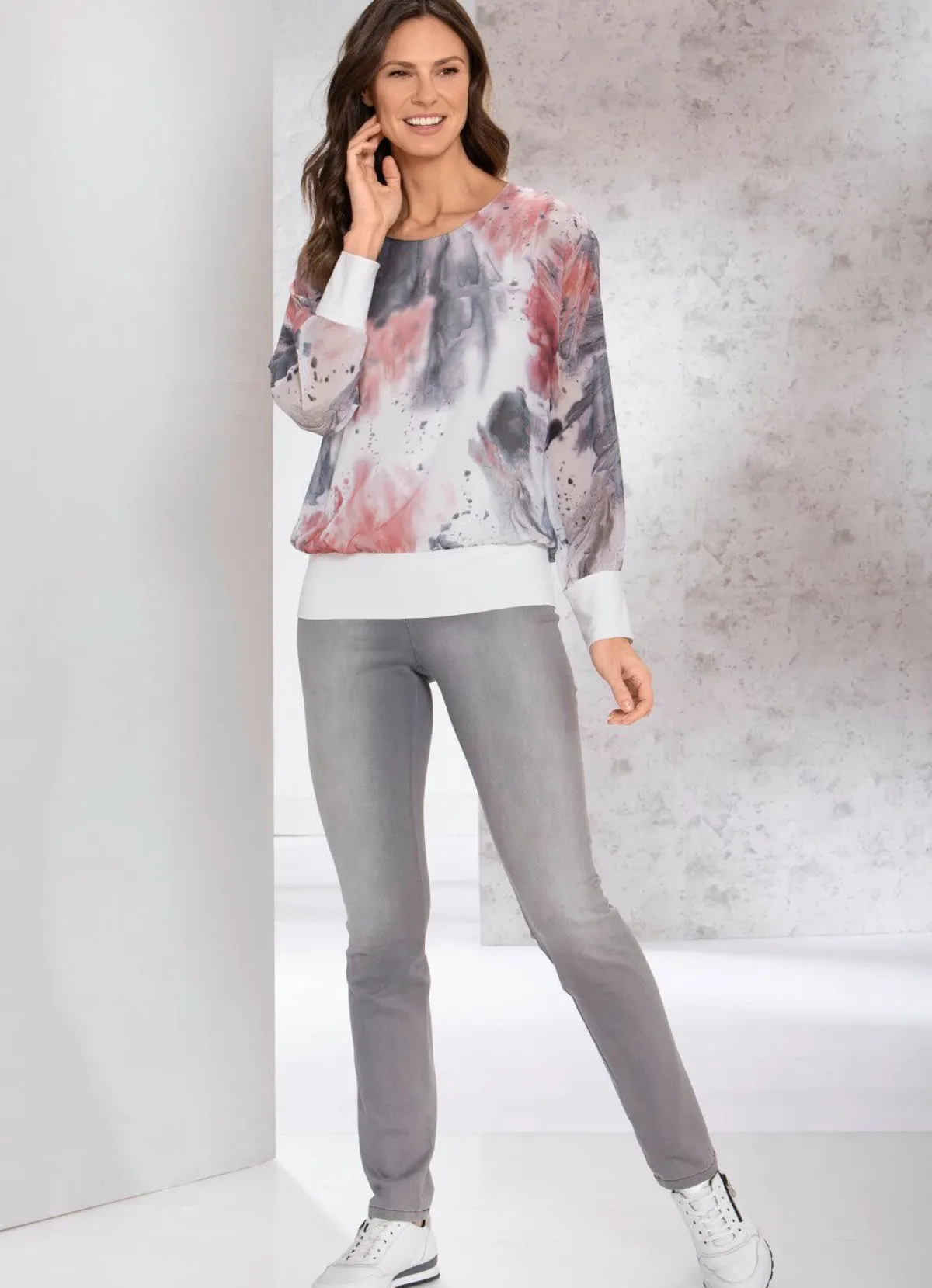 Damen BADER Figurformende Jeans