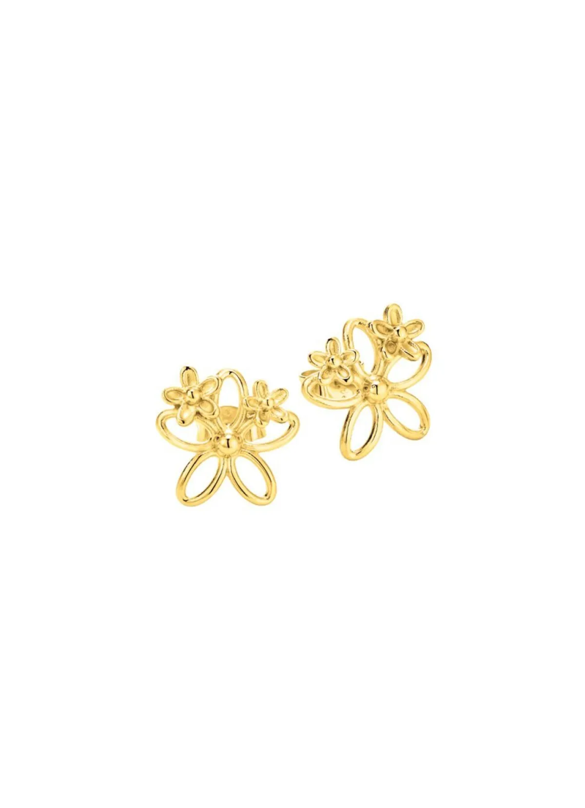 Damen BADER Filigrane Ohrstecker im Blumendesign