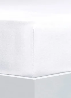 FLORELLA Flausch-Biber-Spannbetttücher aus Baumwolle