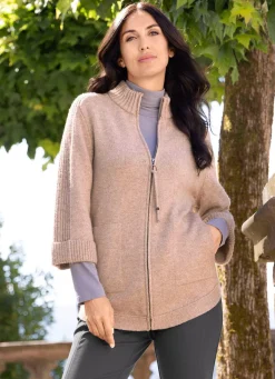 Damen RABE Flauschig weiche Strickjacke