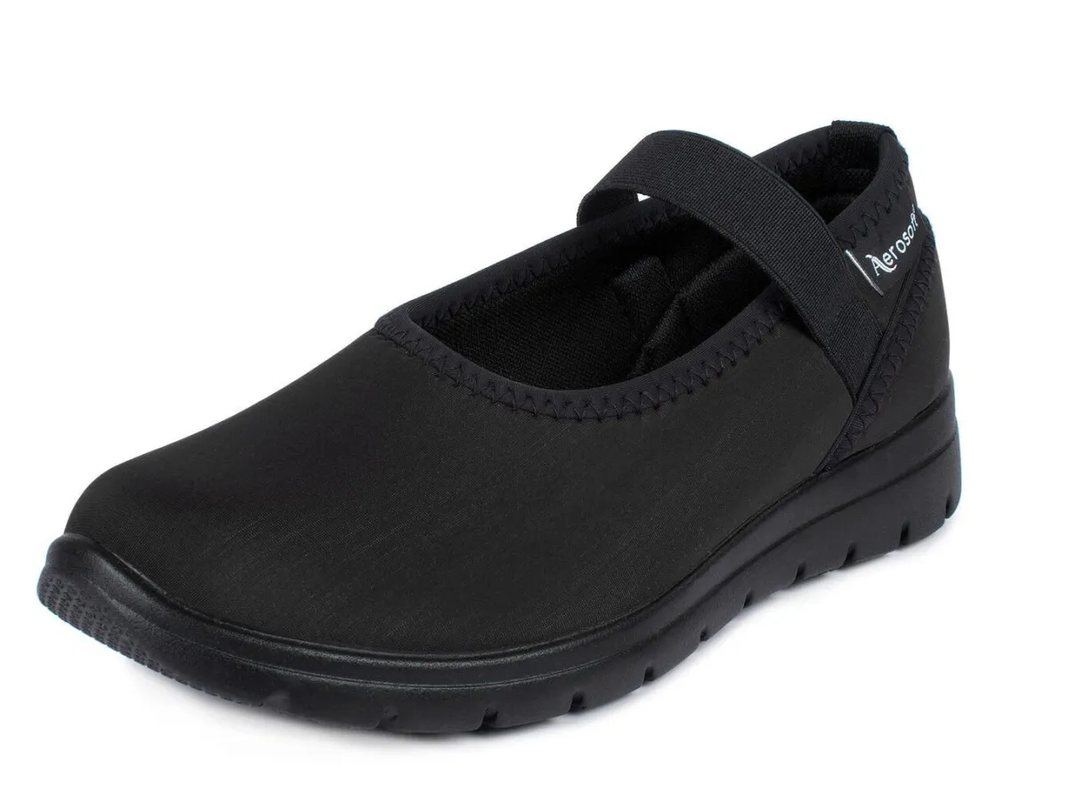 Damen BADER Flexibler Ballerina-Stretchschuh