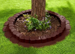 BADER Flexi-Rasenkante, 8er-Set, mit Fahrspur