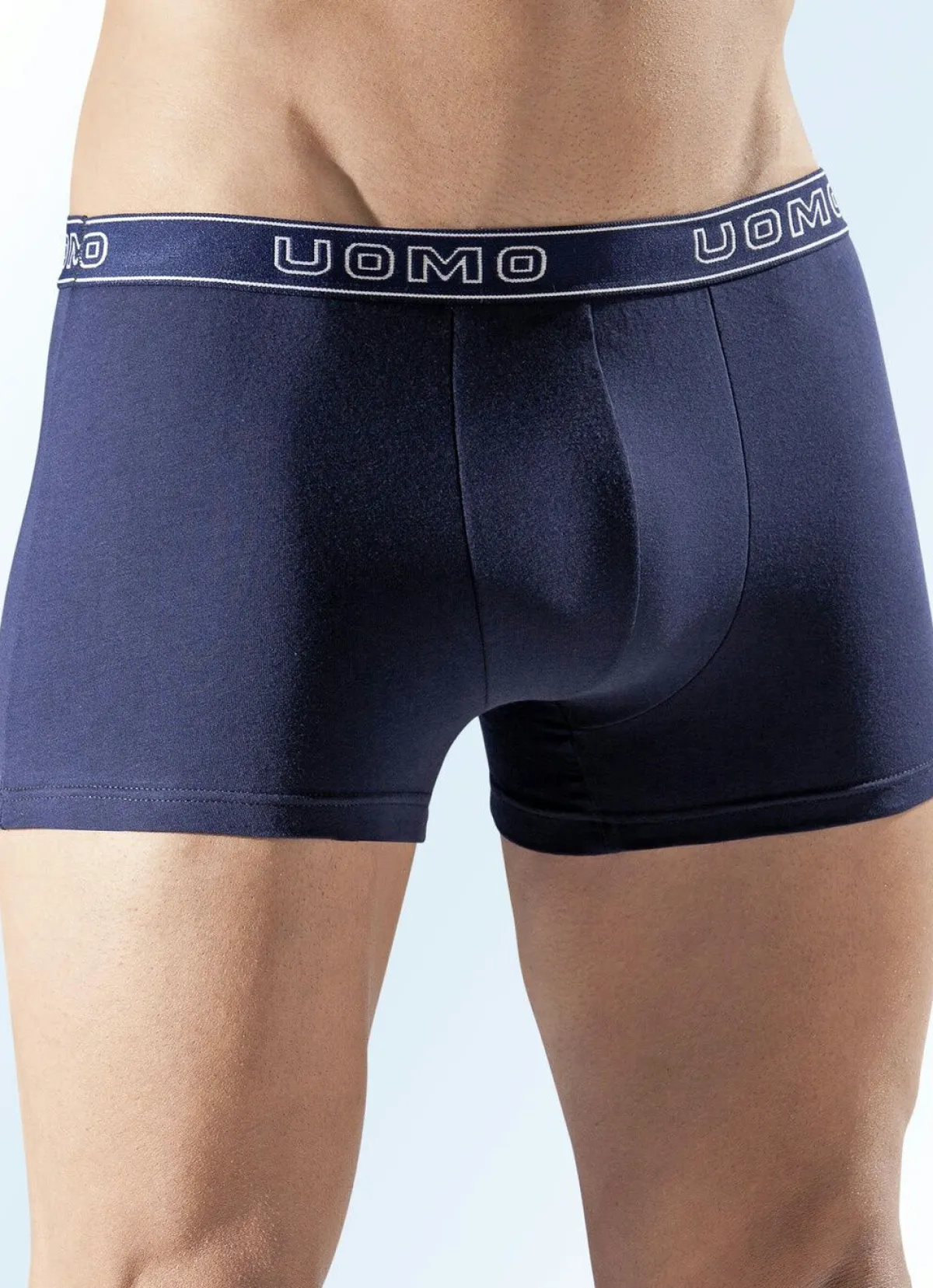 Herren BADER Fünferpack Pants, uni mit Elastikbund