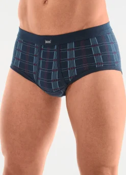 Herren BADER Fünferpack Slips aus Feinripp